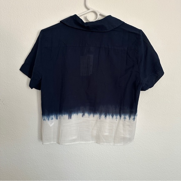 J. Crew dip-dyed gamine shirt - Picture 3 of 10